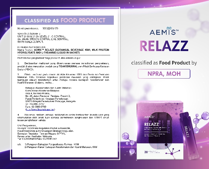 Aemis RELAZZ_Food Classification certificate